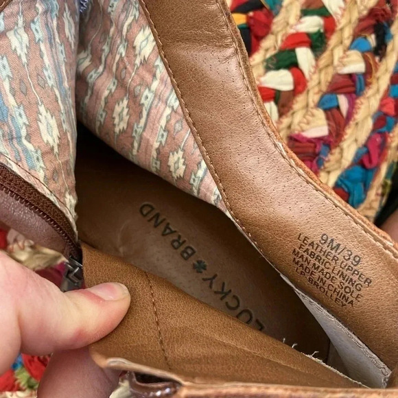Lucky Brand tan leather  ankle boots - Picture 5 of 5